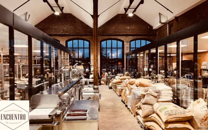 Photo de l'atelier de l'entreprise Encuentro spécialisée dans le chocolat 