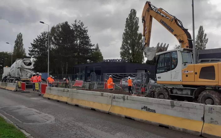 Travaux du Centre Régional de Transport et de Distribution (CRTD)