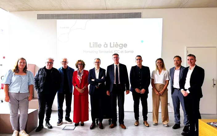 Déplacement équipe Attractivité et Relations internationales à Lège le 31 aout 2026