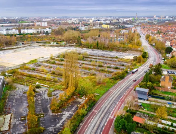 Vue aérienne du territoire 