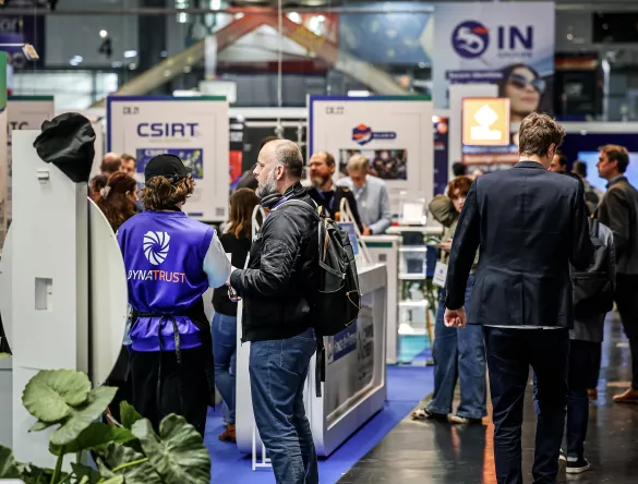 Photo du forum Incyber Europe 2025 - stands