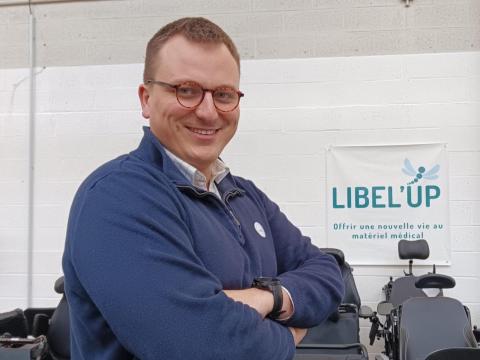 Photo portrait de Quentin BRASSART dirigeant de l'entreprise de Libel'up