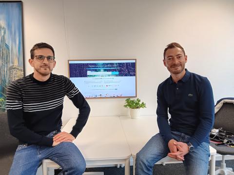 Photo des dirigeants Jean Guidez et Léo Poitout Resalib 